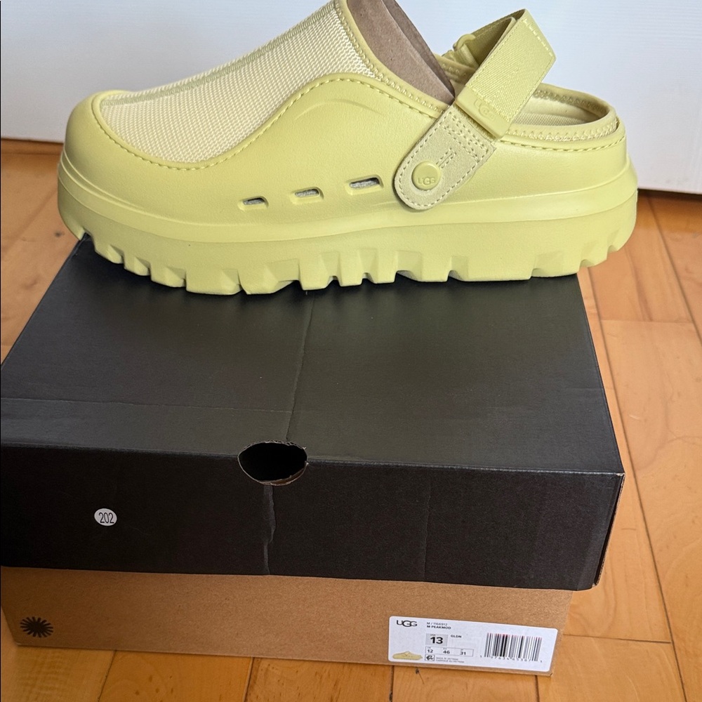 UGG men’s Light Yellow Slippers